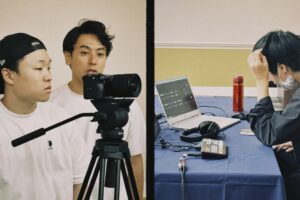 20代〜30代前半のスタッフが爽やかにキビキビとライブ配信や映像撮影の現場を進行します